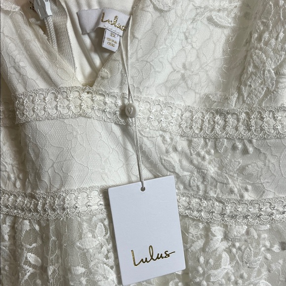 Lulus Ivory Sweetest Beloved Mesh Embroidered
Sleeveless Maxi Wedding Dress 2X - Picture 6 of 11